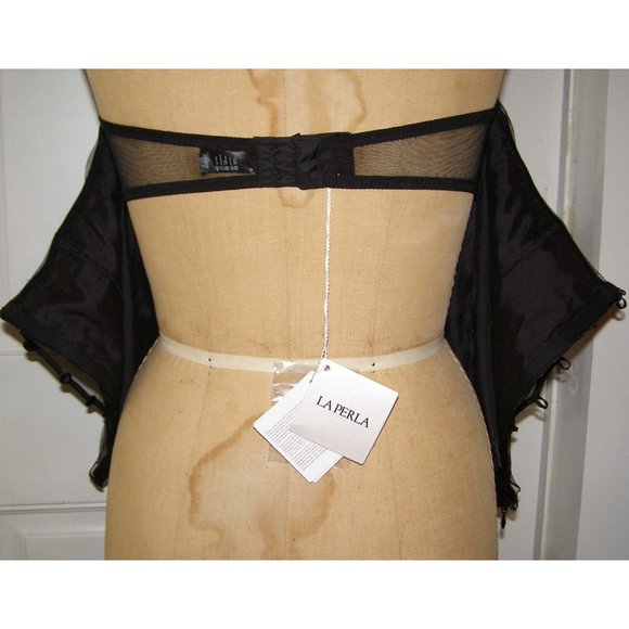 NWT w/Defect $700 LA Perla Smoking Collection Bustier/Corset top size 36… - Picture 8 of 14